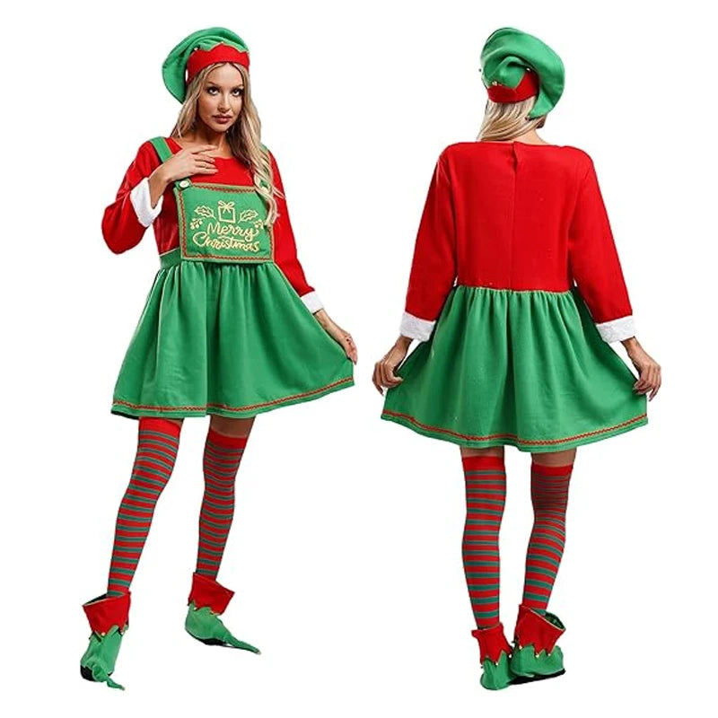 Costume Lutin Elfe Femme Polyester 