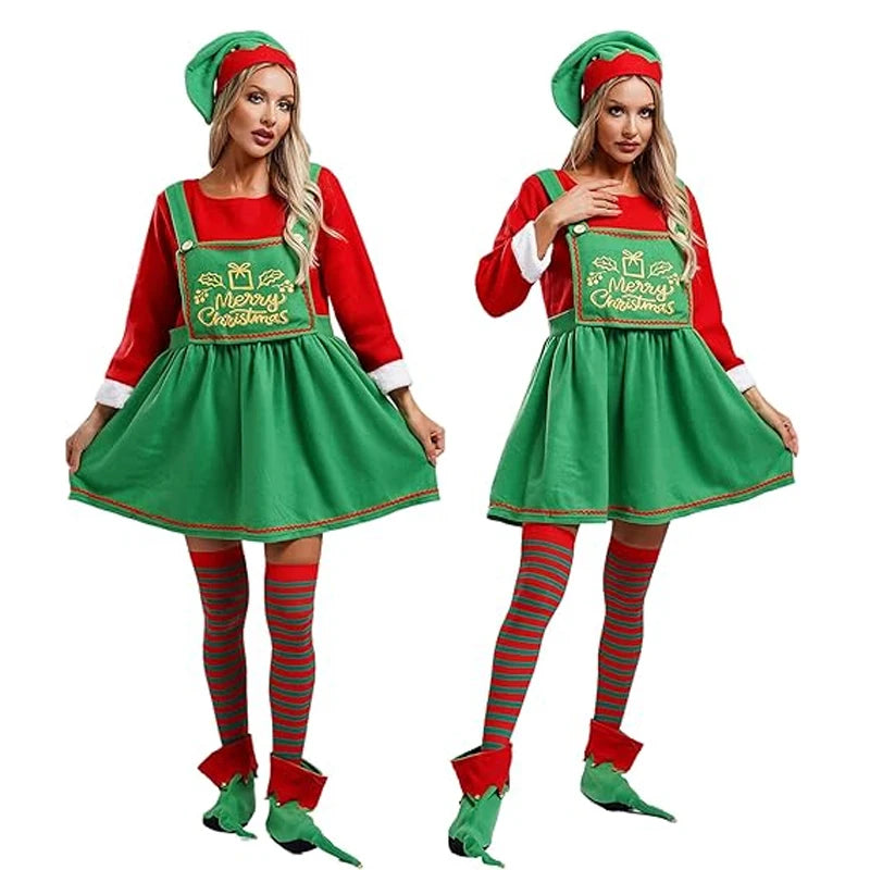 Costume Lutin Elfe Femme Polyester élégant 