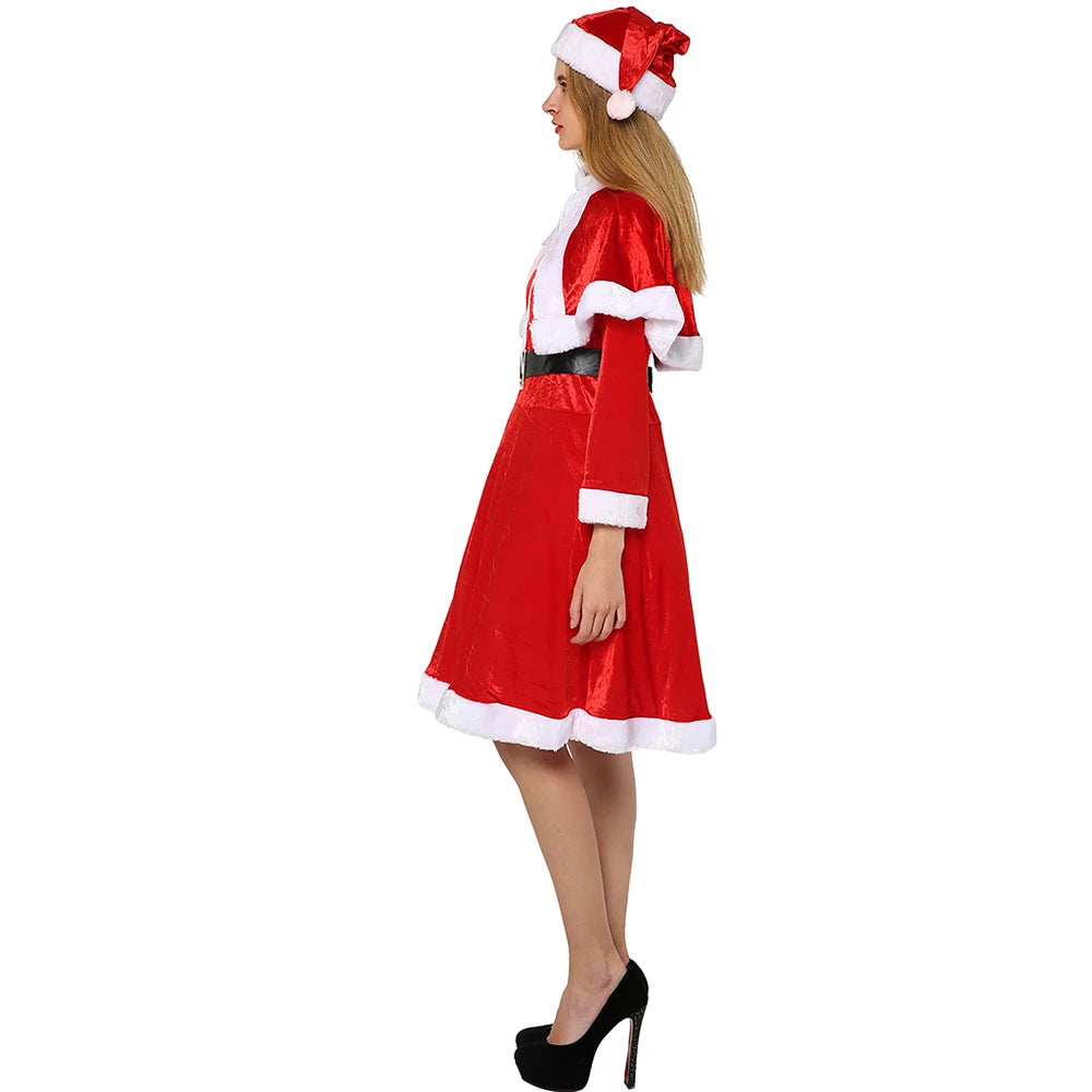 Costume Mère Noël Chic fluide