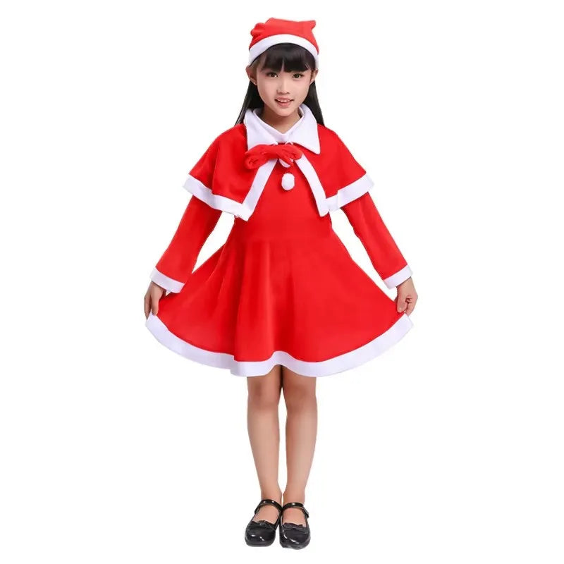 Costume Mère Noël Fille