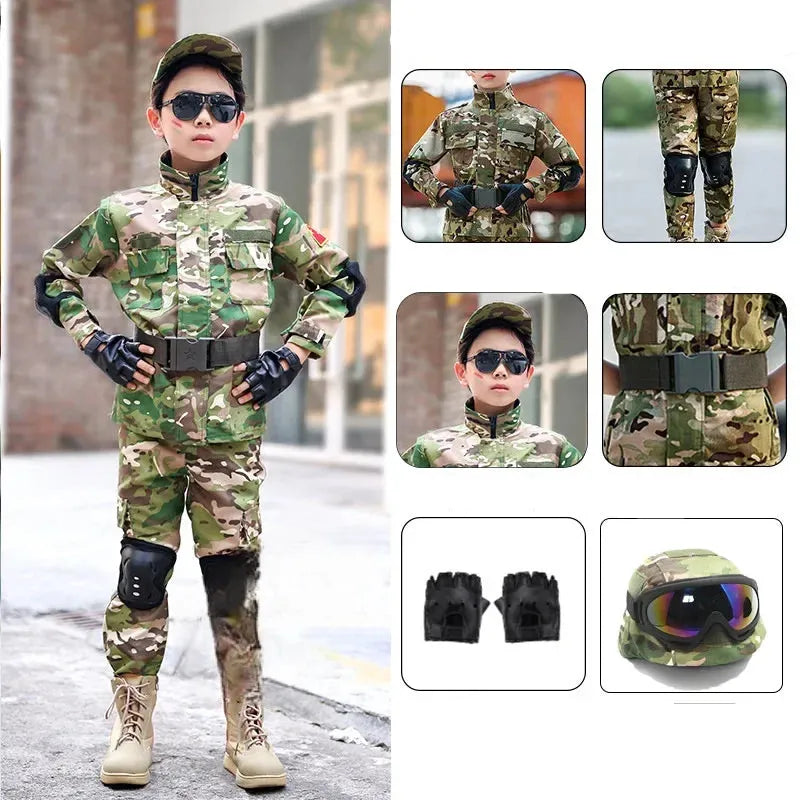 Costume Militaire Enfant Complet Stylé