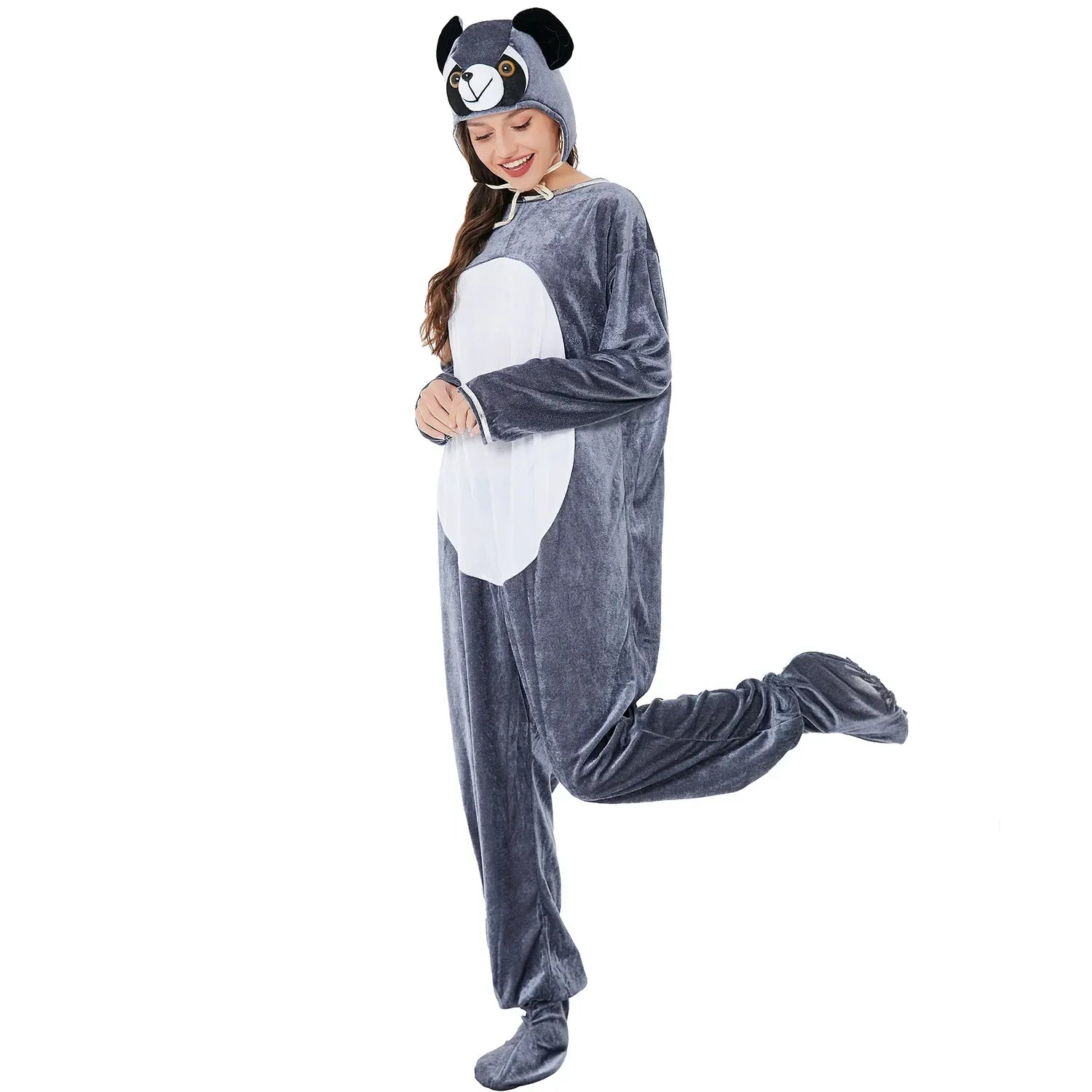 Costume Ours Gris Adulte Chic