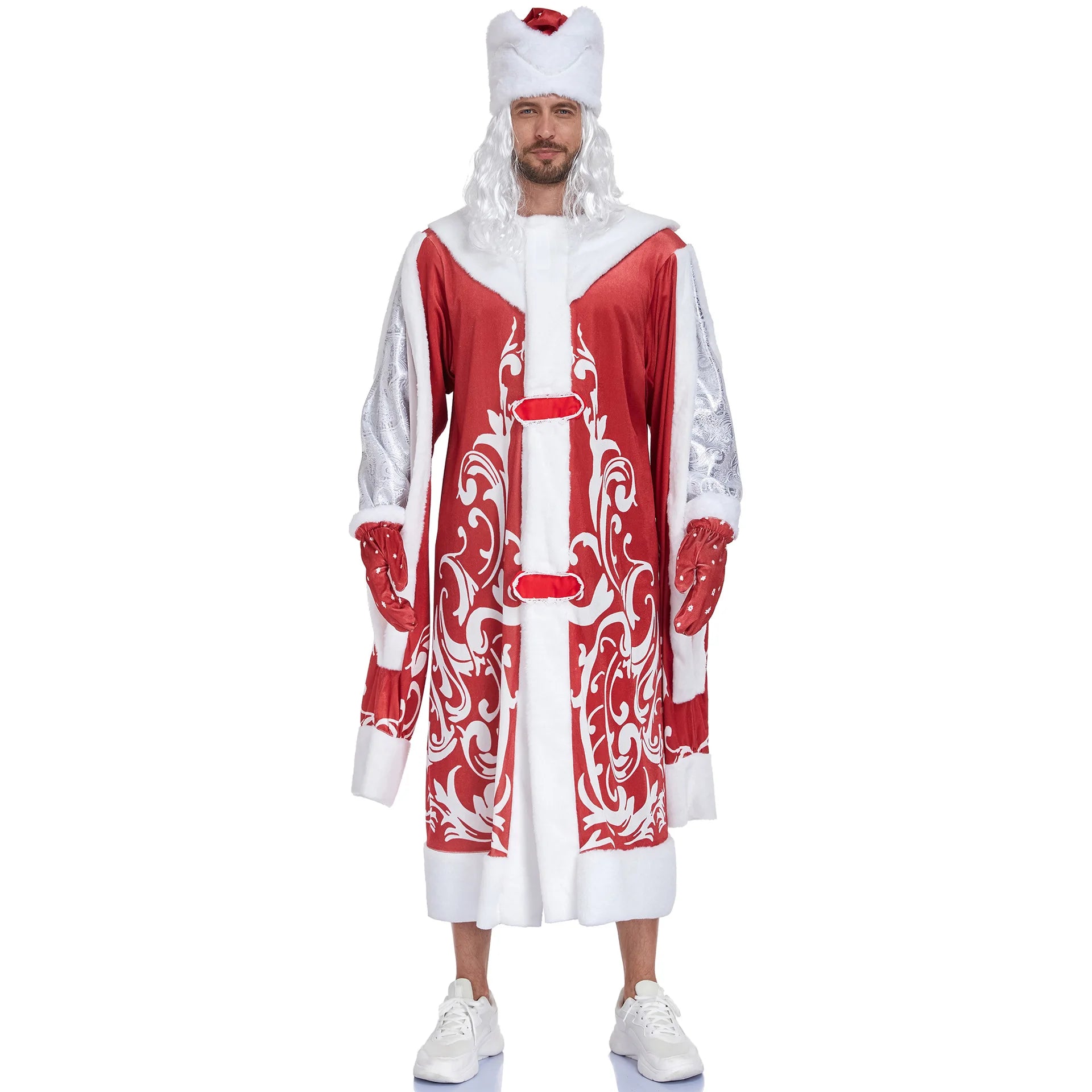 Costume Père Noël Accessoirisé Bicolore