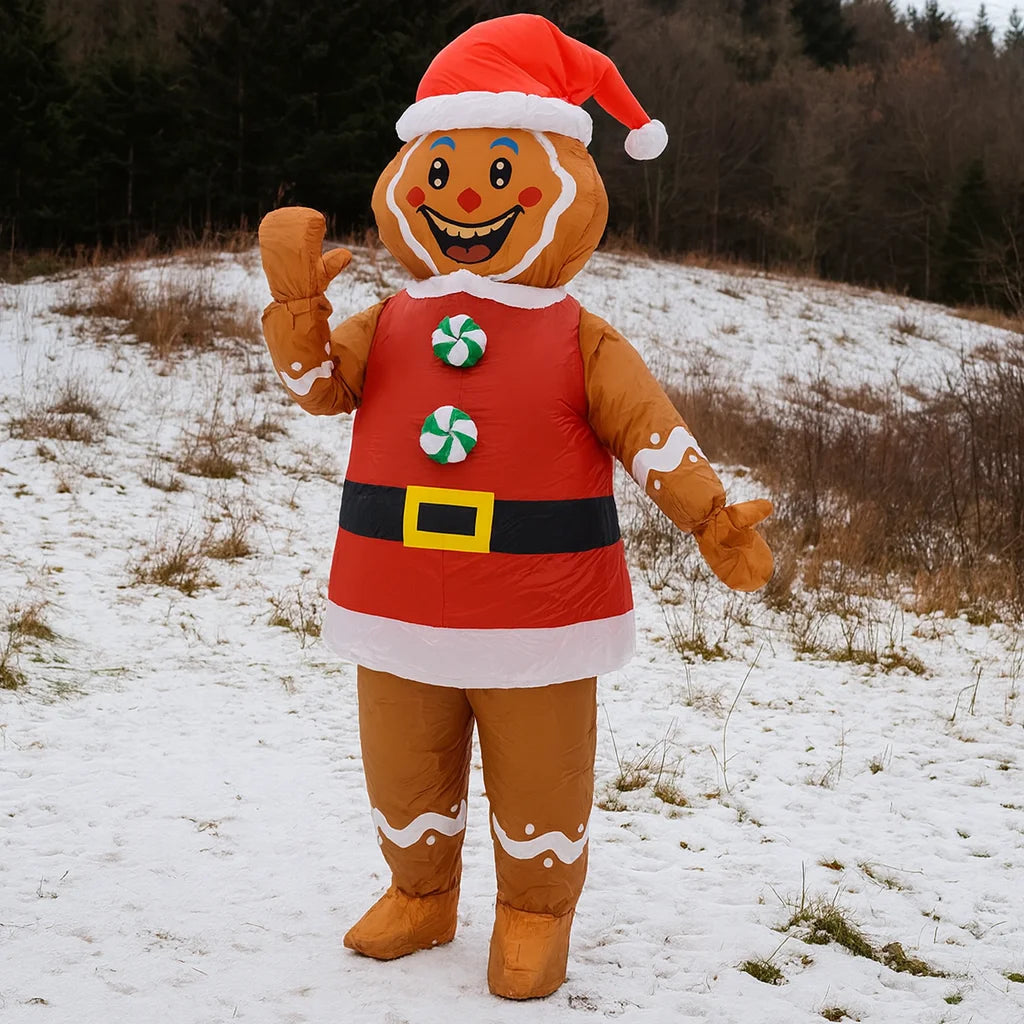 Costume Pain d’Épice Gonflable Femme