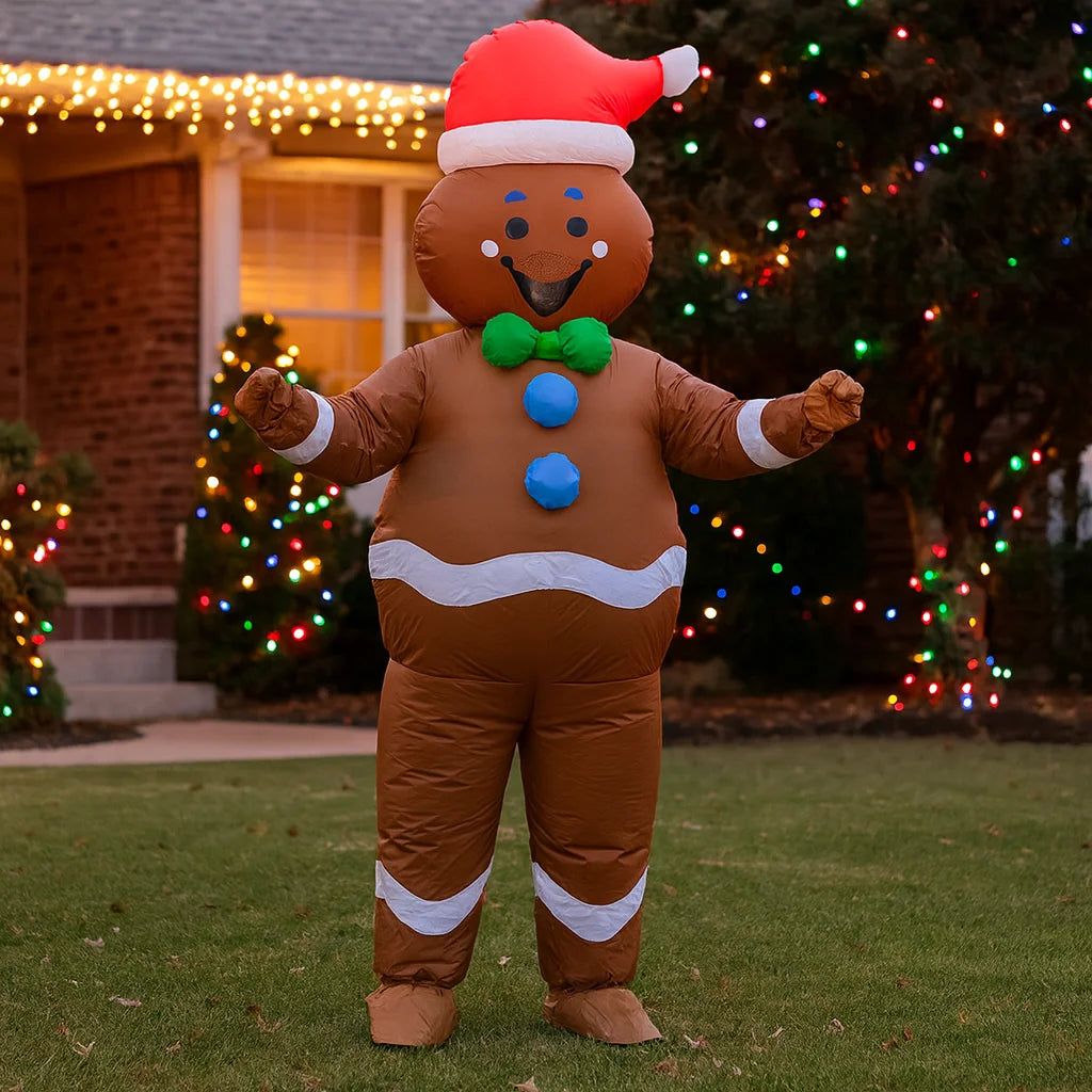 Costume Pain d’Épice Gonflable Homme
