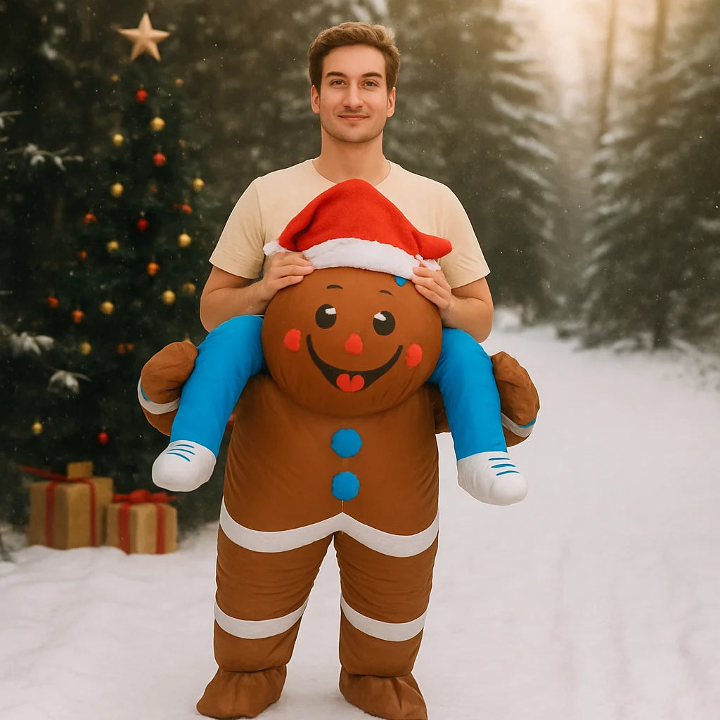 Costume Pain d’Épice Gonflable Rigolo