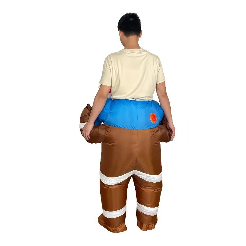 Costume Pain d’Épice Gonflable Rigolo Confortable 