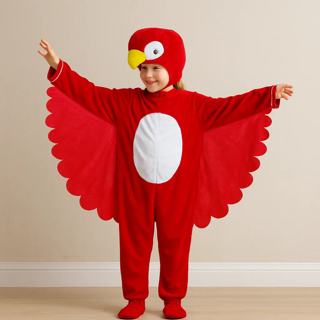 Costume Perroquet Rouge Enfant