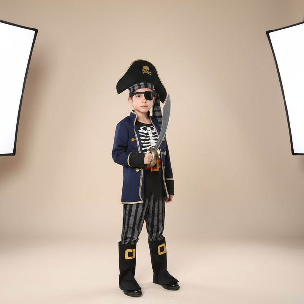 Costume Pirate Bleu Garçon