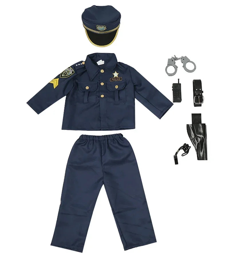 Costume Police Enfant Bleu tendance