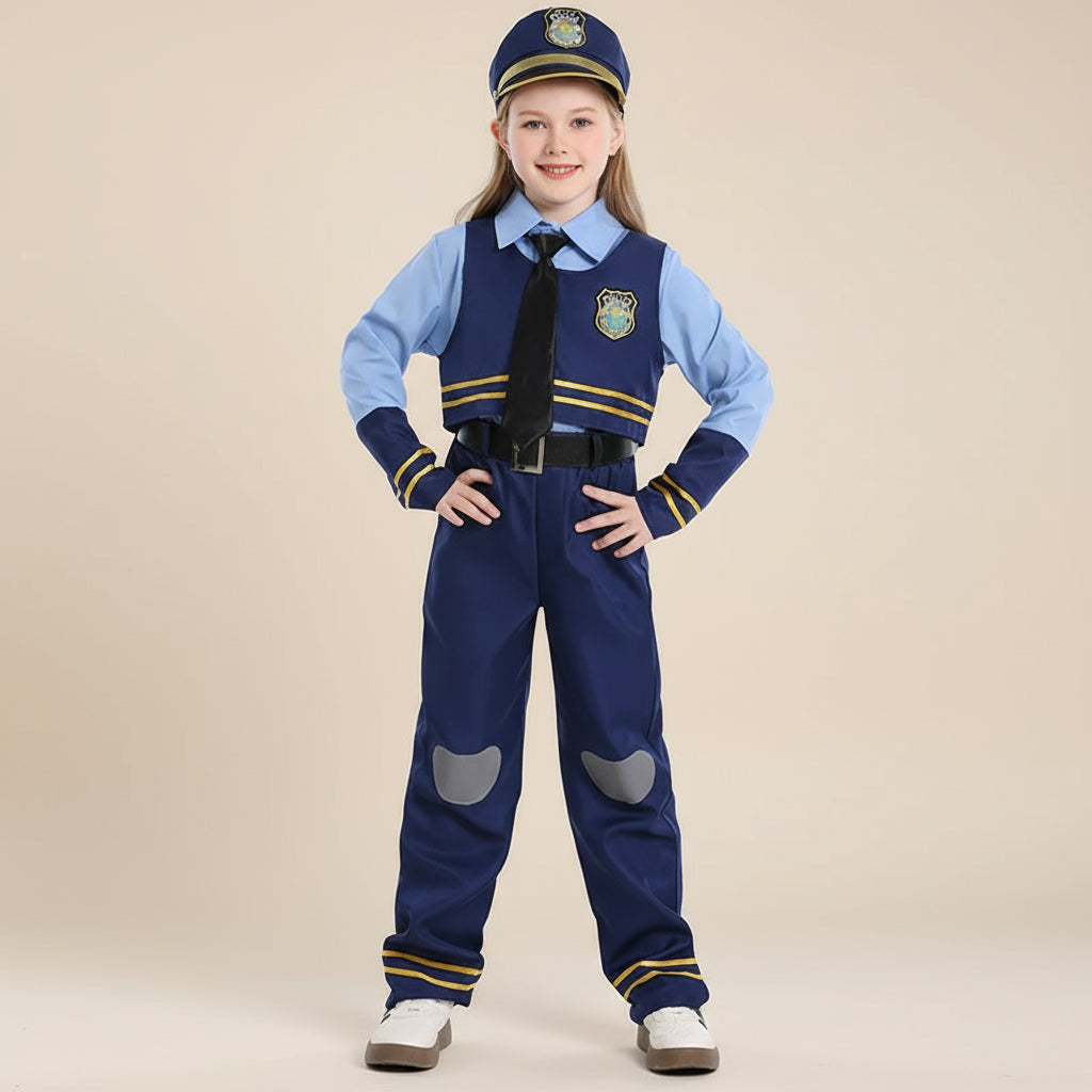 Costume Policier Bleu