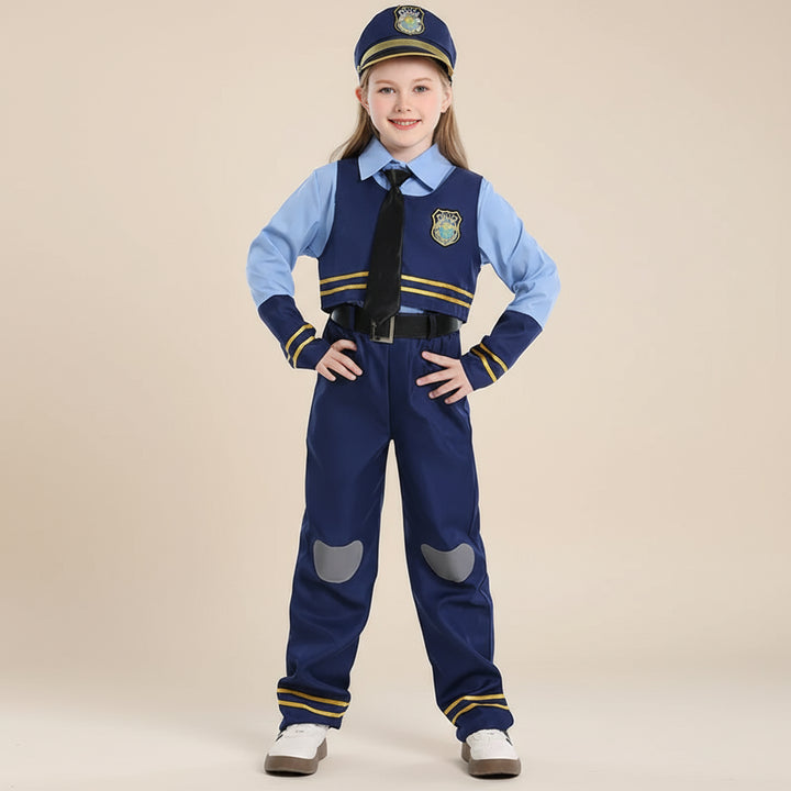 Costume Policier Bleu