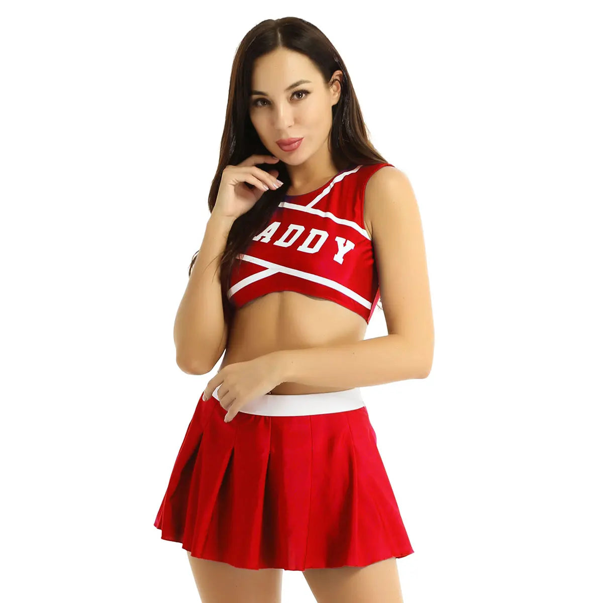 Costume Pompom Girl Daddy Rouge Stylée