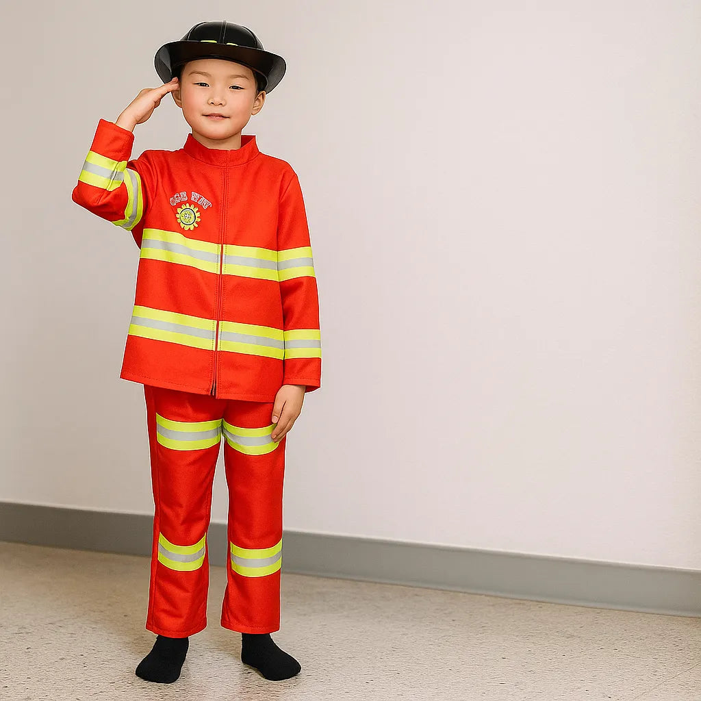 Costume Rouge Pompier