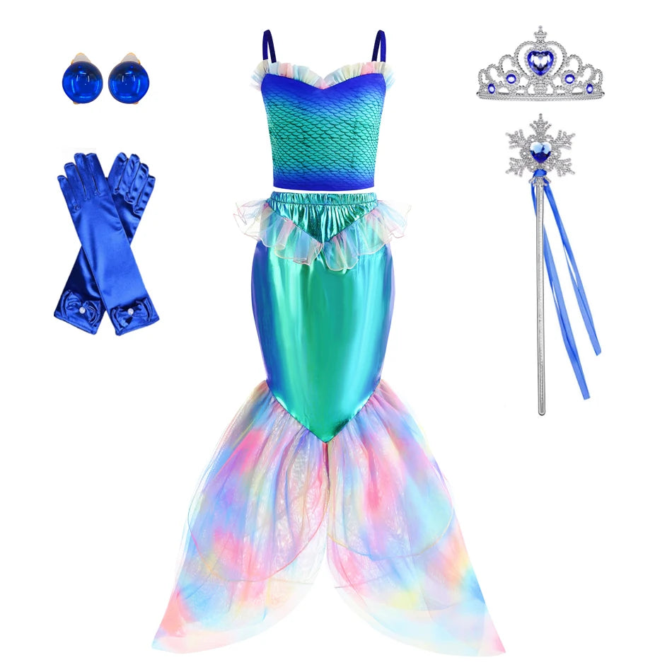 Costume Sirène 2 Pièces pour Fille stylé