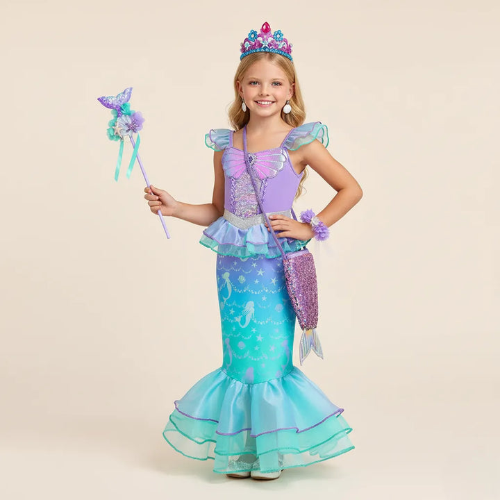 Costume Sirène Léger pour Fille