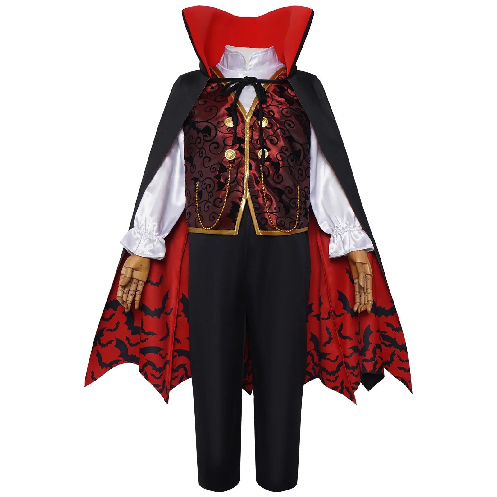 Costume Vampire Enfant Raffiné Stylé