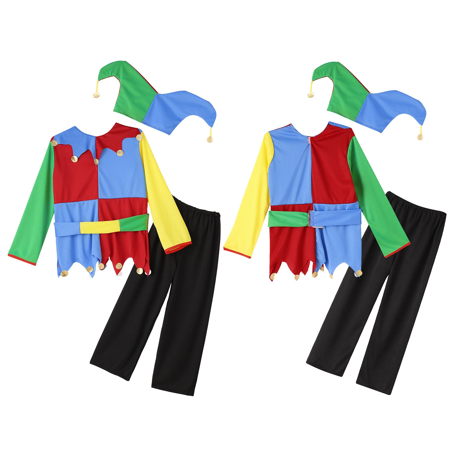 Costume de Clown Cirque Coloré Design