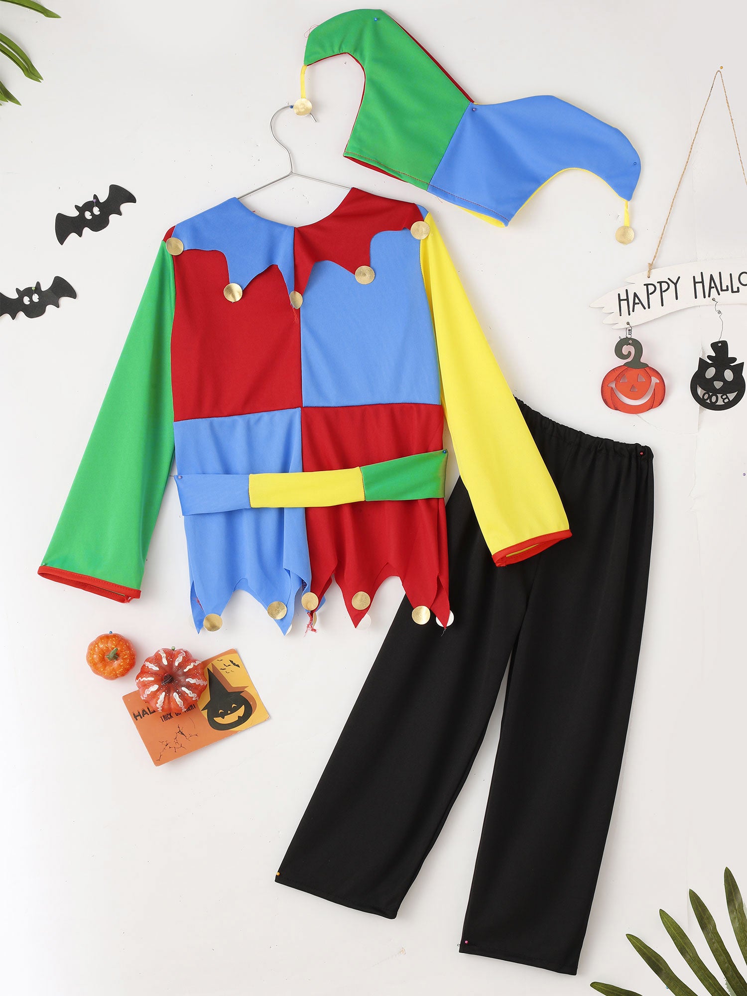 Costume de Clown Cirque Coloré Génial