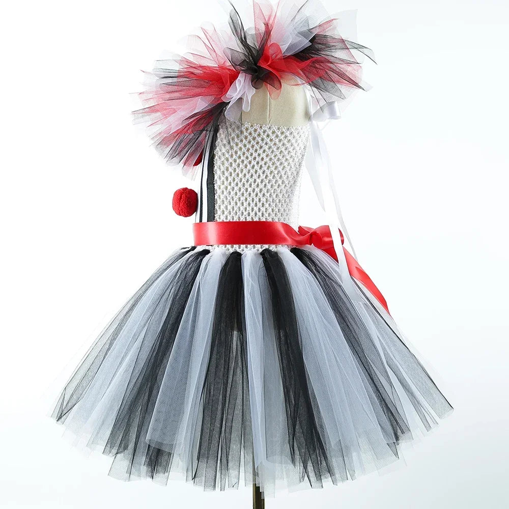 Costume de Clown Tueur Fille Original fluide