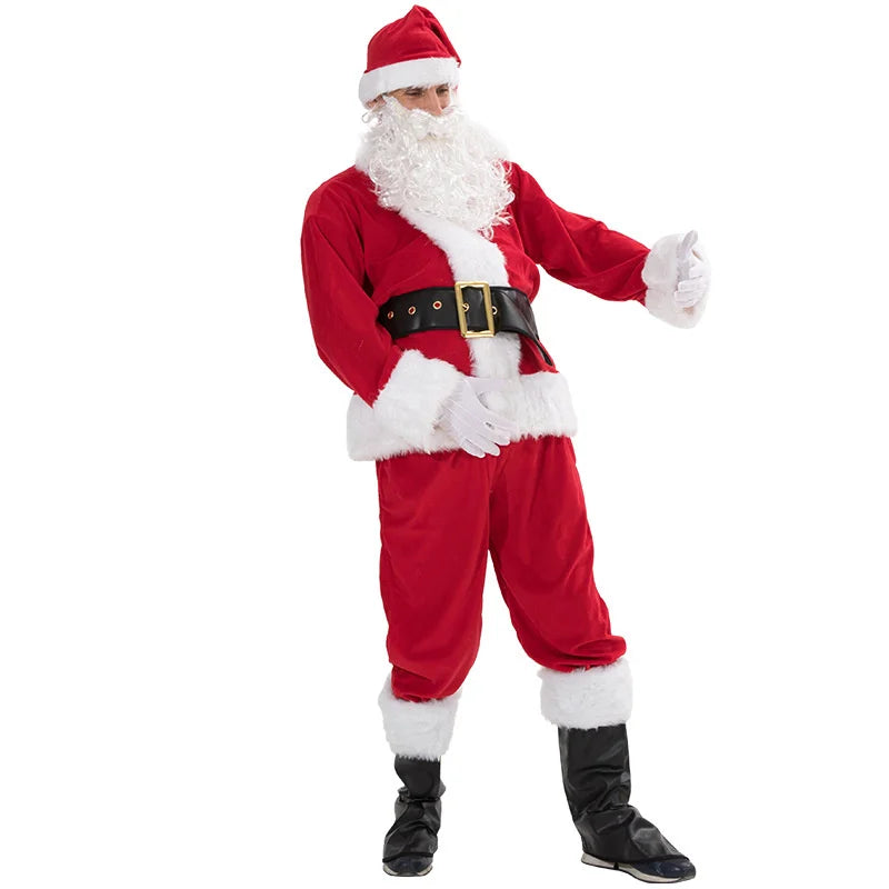Costume de Père Noël Homme Traditionnel élégant 