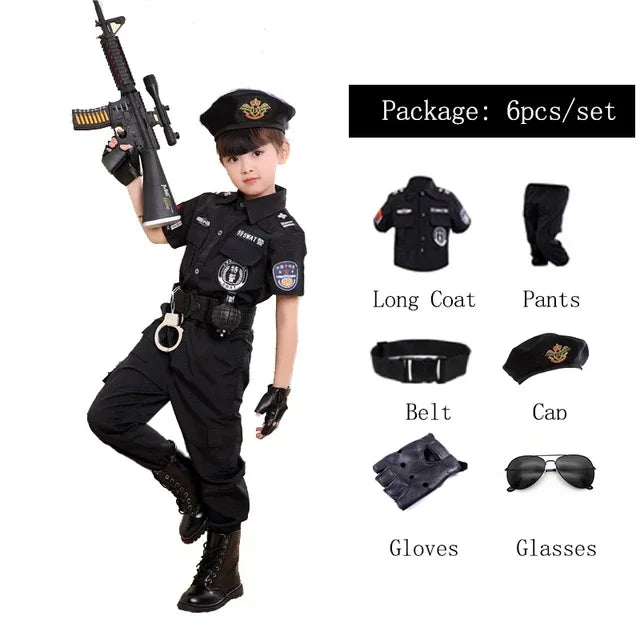 Costume de Policier avec Accessoires Design