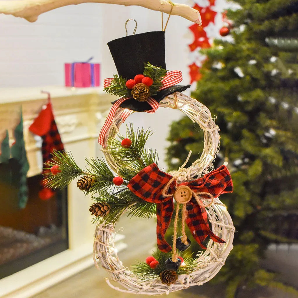 Couronne Bonhomme de Neige Originale Festive