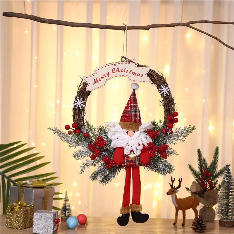 Couronne Déco Père Noël