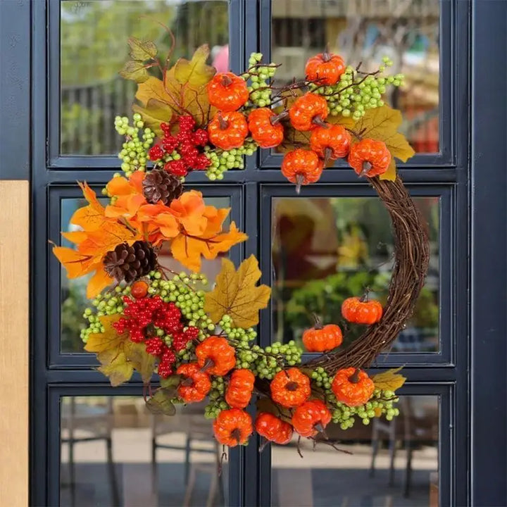 Couronne Feuilles de Citrouilles