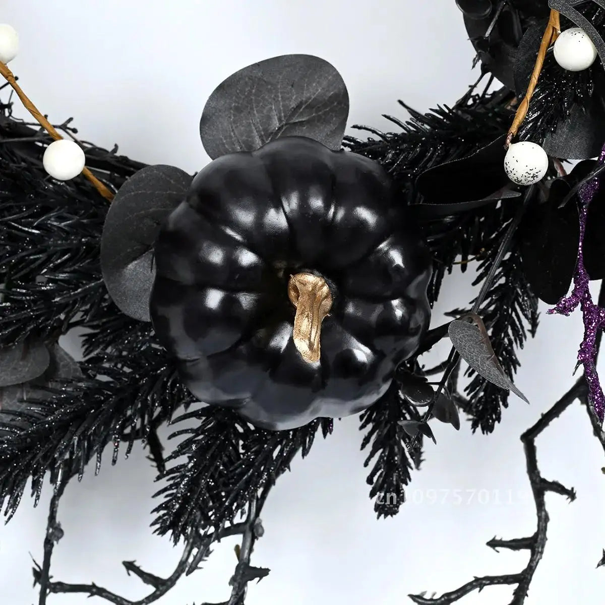 Couronne Halloween Squelette Affirmé