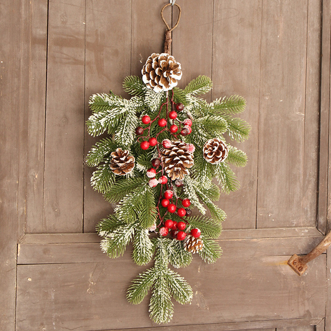 Couronne Noël Pommes de Pin Originale Chic