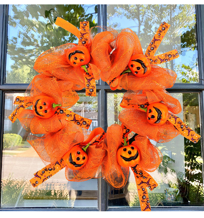 Couronne de Citrouilles Halloween