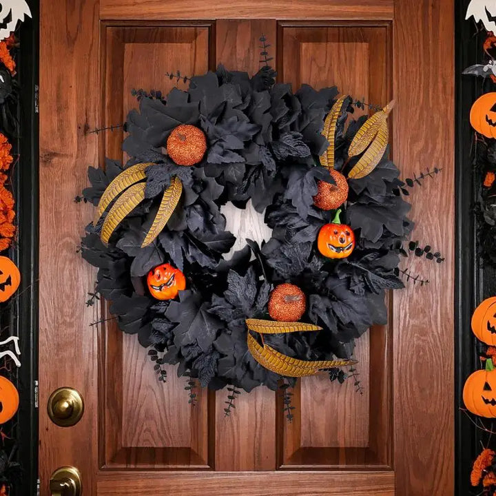 Couronne de Feuilles d’Erable Noires