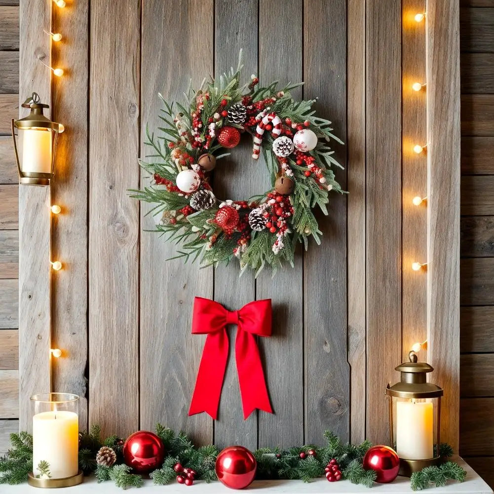 Couronne de Noël Artificielles Chic