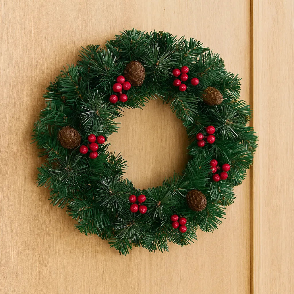 Couronne de Noël Baies Rouges