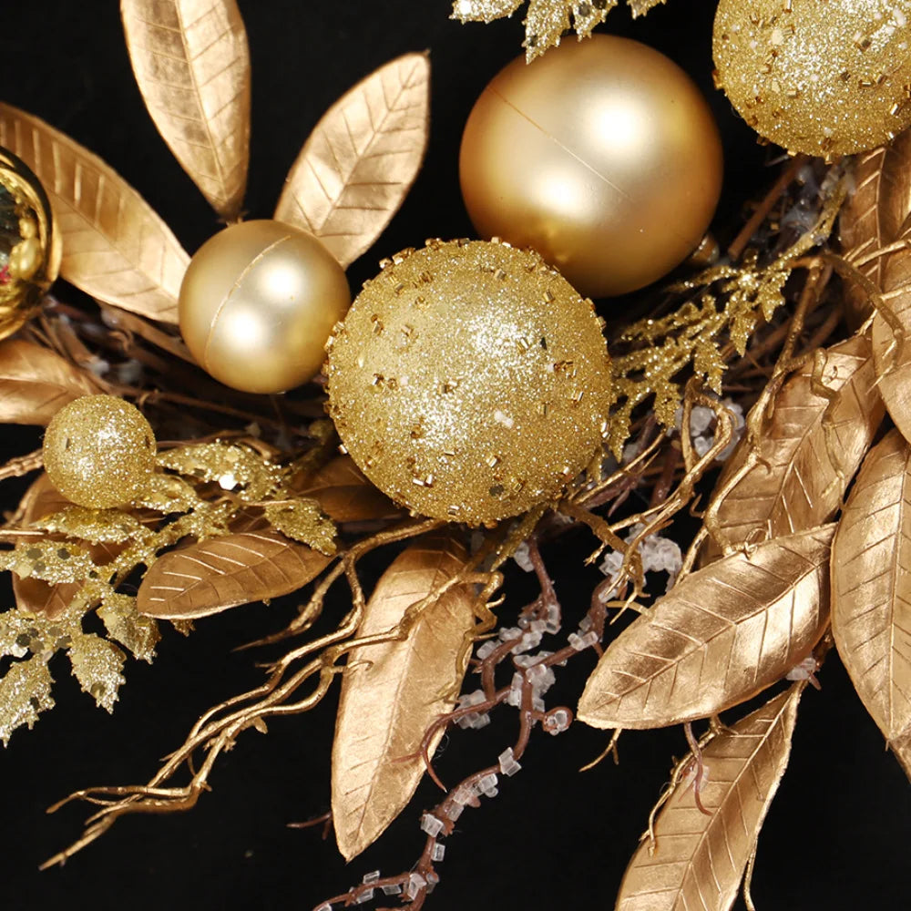 Couronne de Noël Gold 1