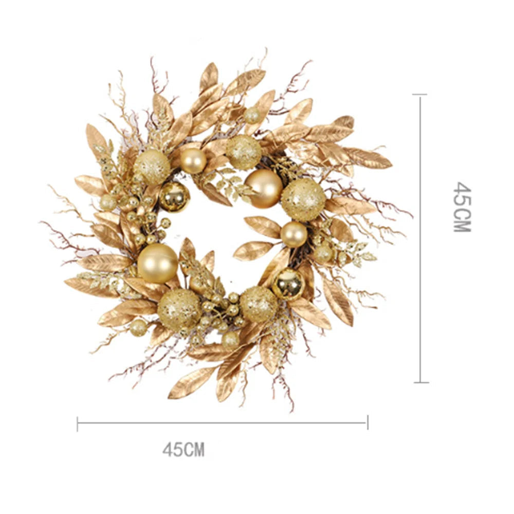 Couronne de Noël Gold Unique