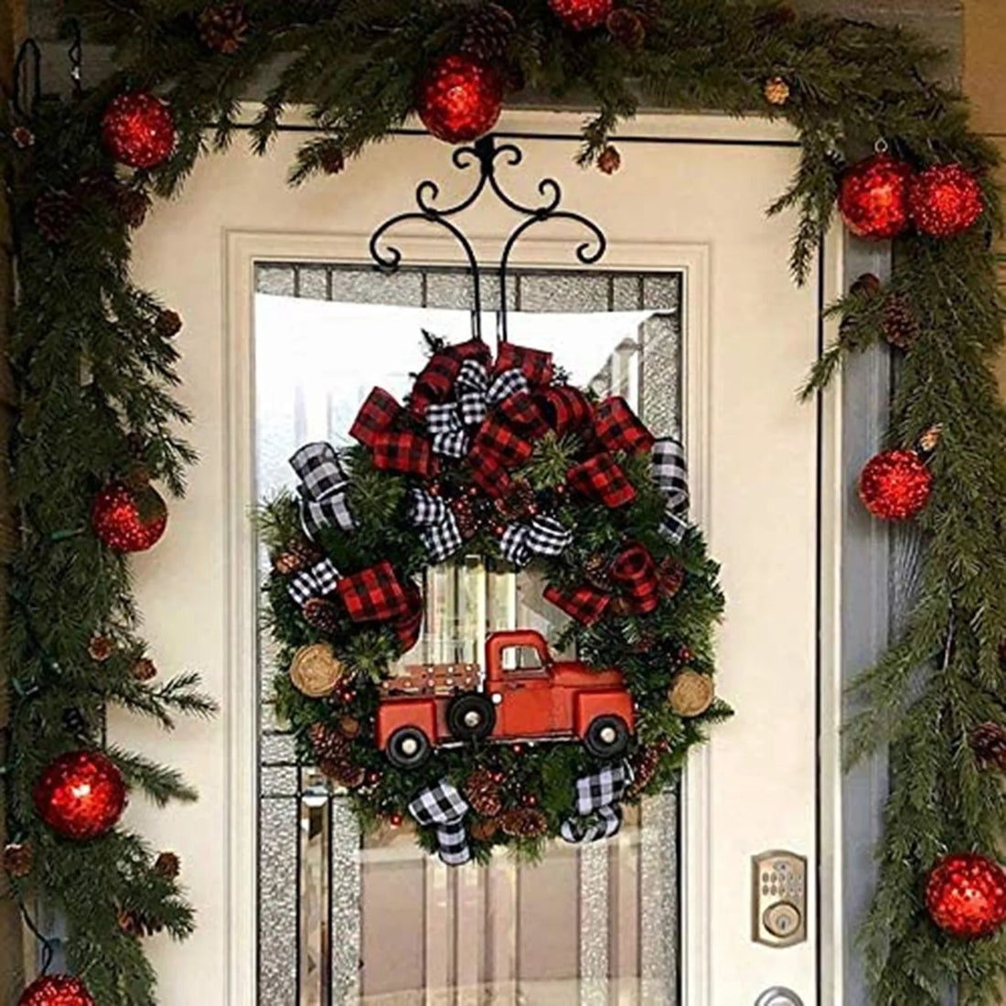 Couronne de Noël Petite Voiture