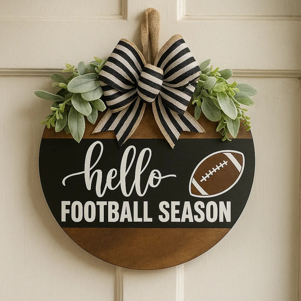 Couronne de Noël en Bois