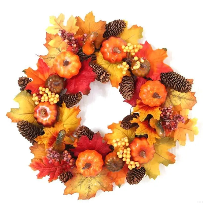 Couronne de Porte Halloween Colorée Design