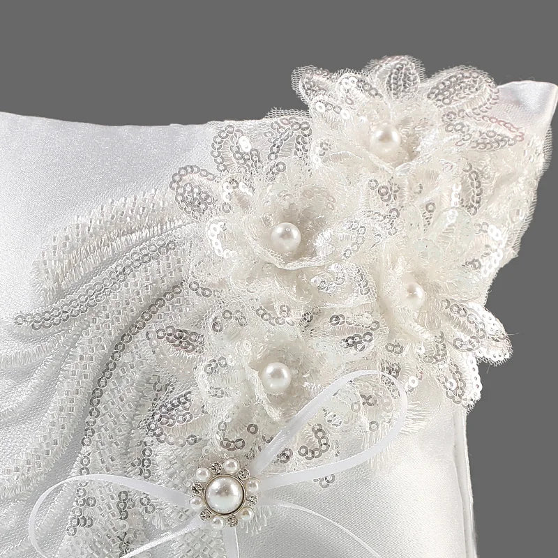 Coussin pour Bagues Mariages Raffiné Durable