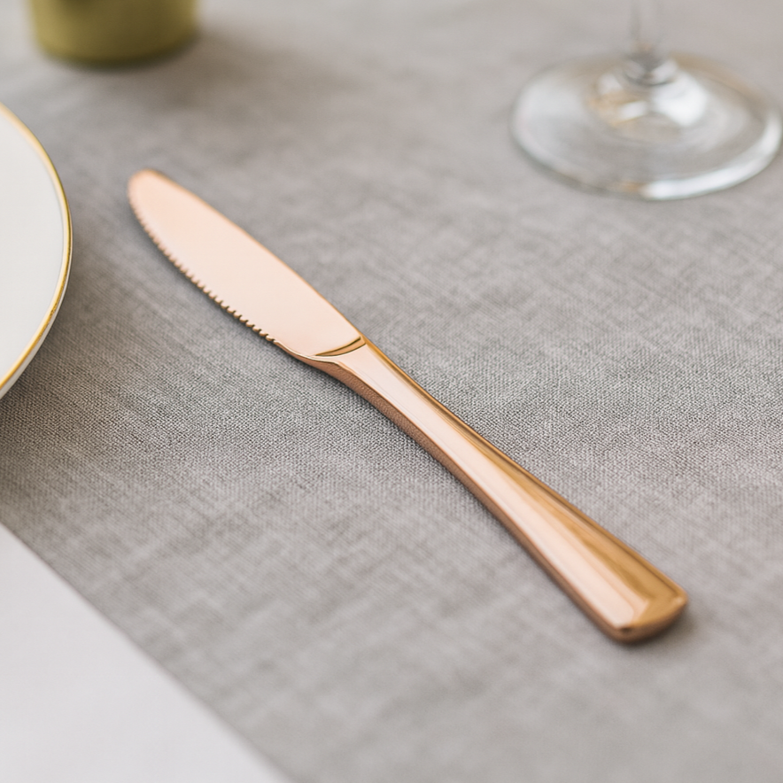Couteaux Anniversaire Rose Gold