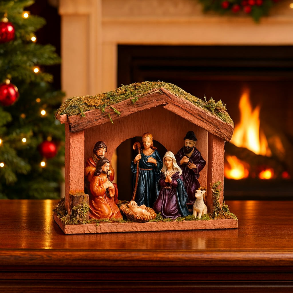 Crèche Noël Décorative