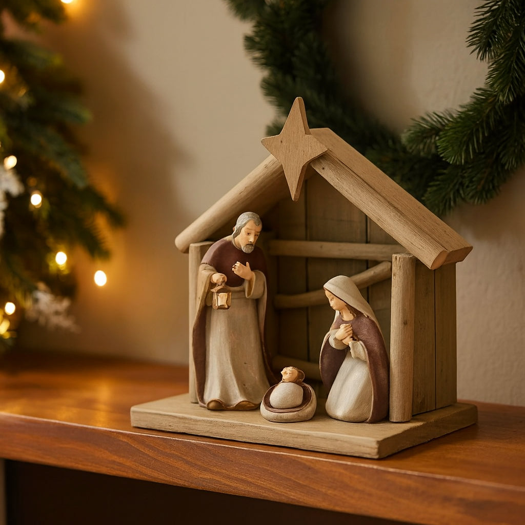 Crèche de Noël Minimaliste