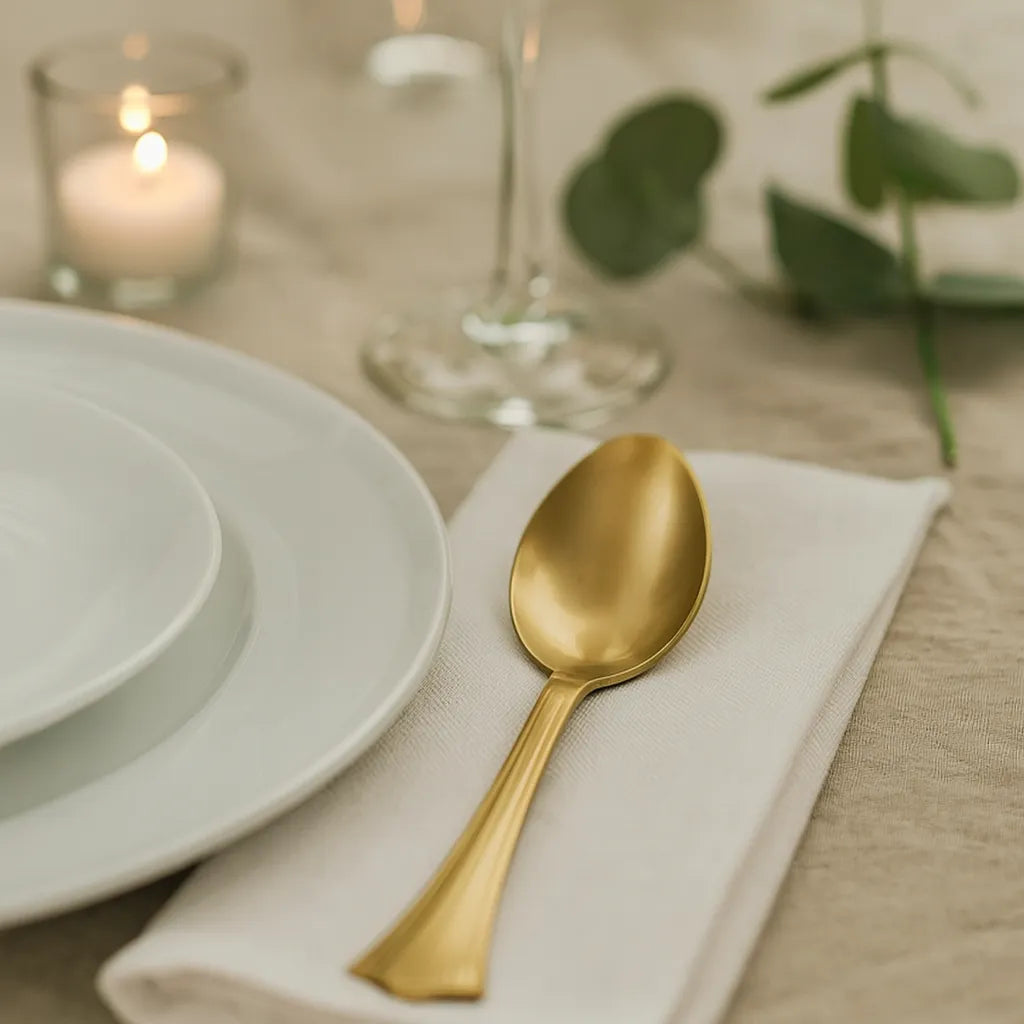 Cuillère Jetable Gold1