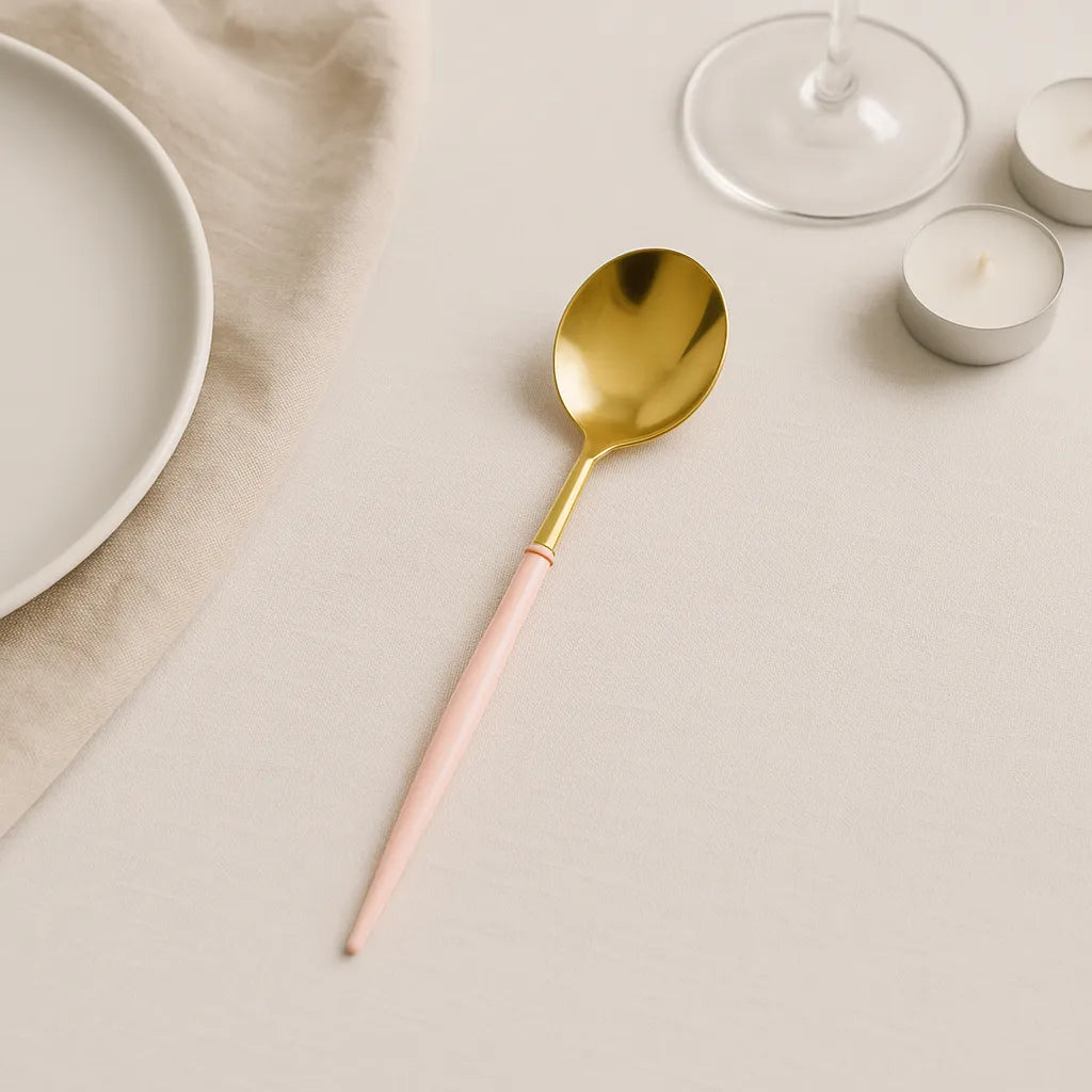 Cuillère Rose Or1