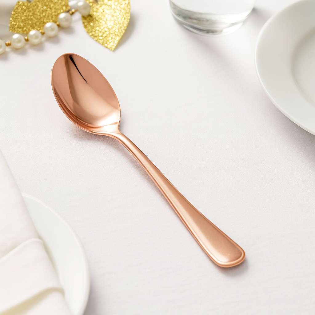 Cuillères Anniversaire Rose Gold