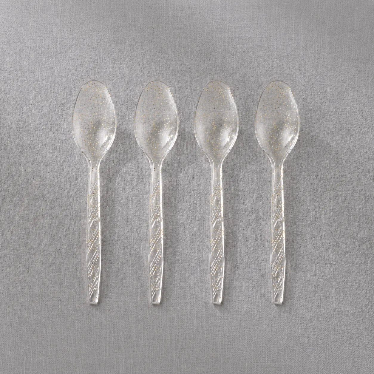 Cuillères Jetables Pailletées Uniques
