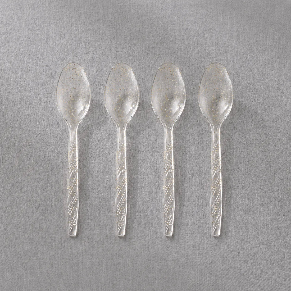 Cuillères Jetables Pailletées Uniques