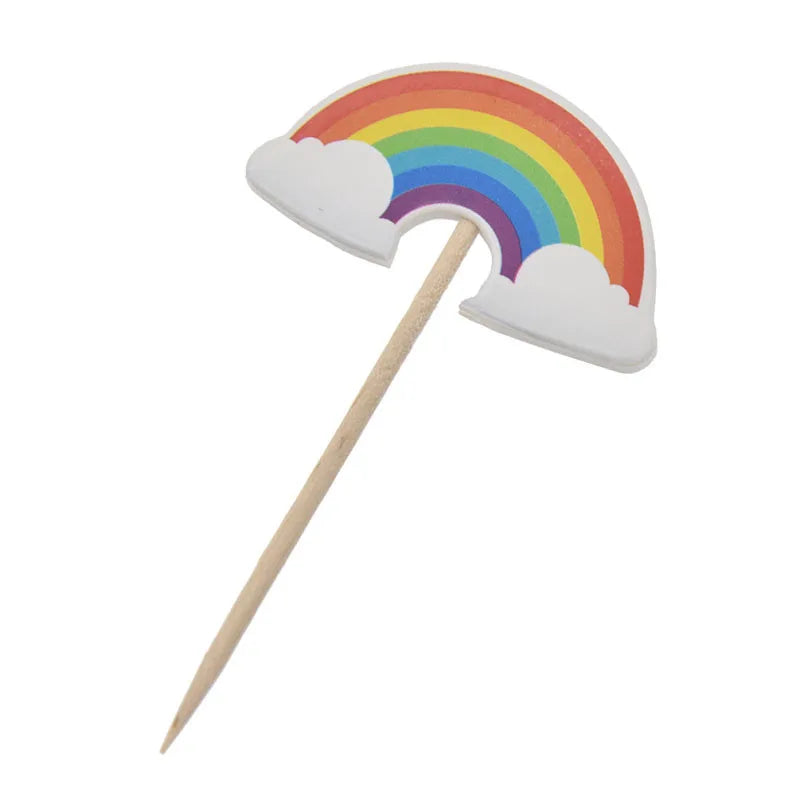 Cupcake Topper Arc-en-Ciel de qualité